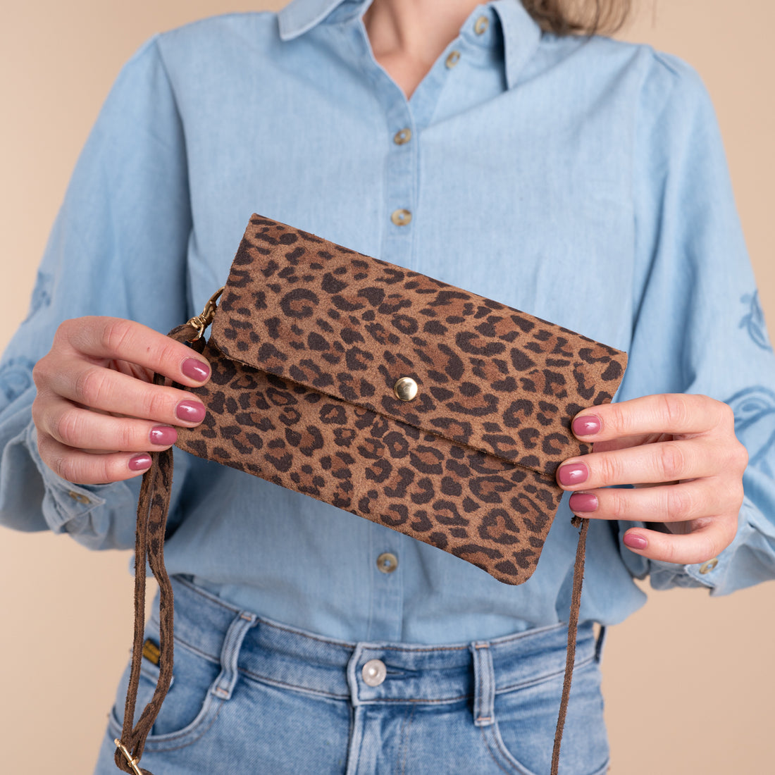 Shoulder bag Lyfke | Metallic Pink