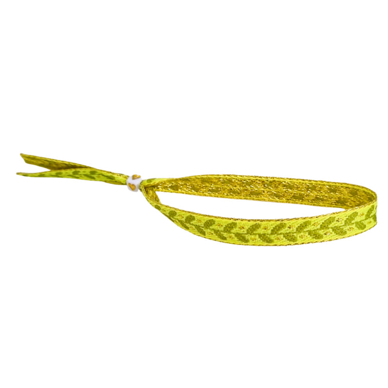 Ribbon Bracelet Leaves