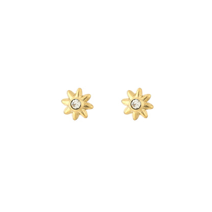 Earrings Flowers | 01 Gold