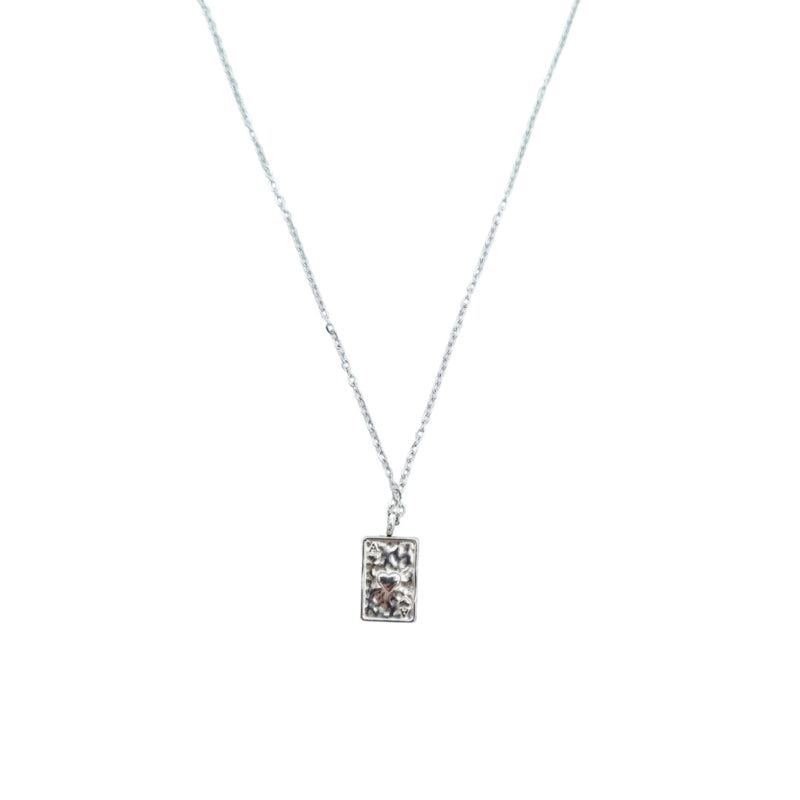Necklace Ace Of Hearts | Silver