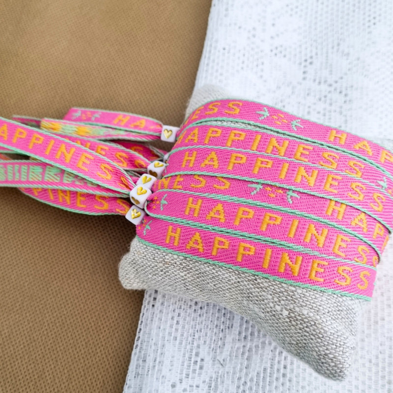 Ribbon Bracelet Happiness