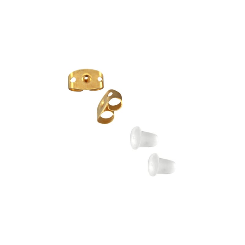 Earrings Double Dots Gold