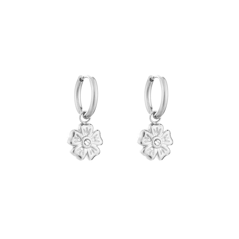 Earrings Flowers | 04 Silver