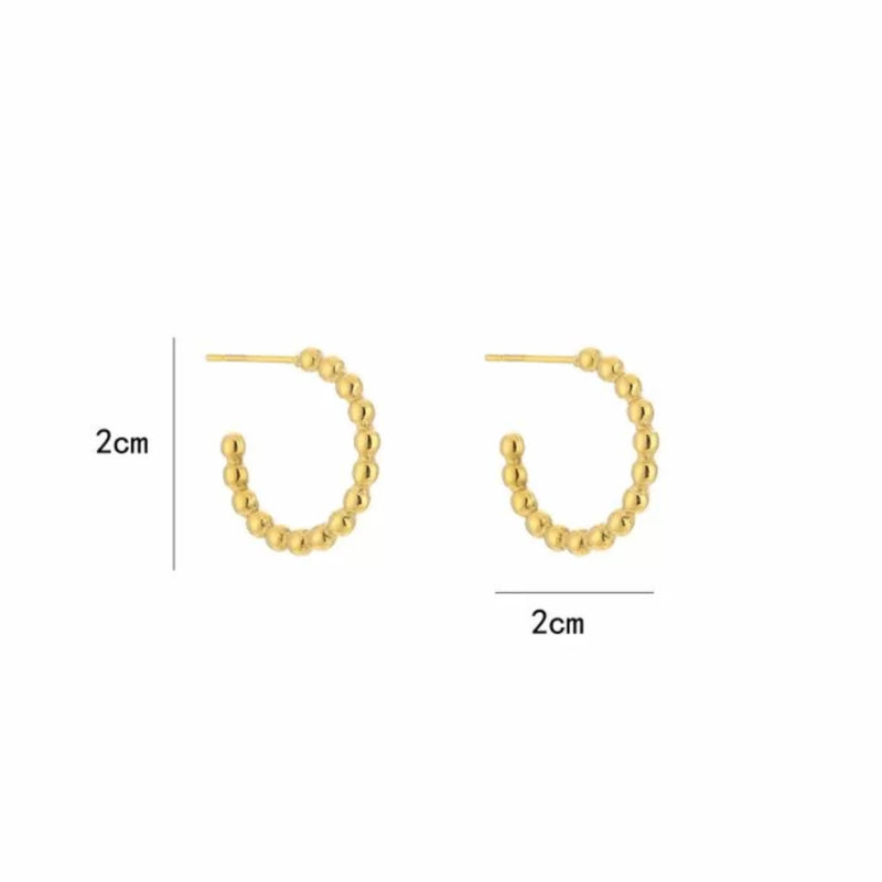 Earrings Dots 2 | Gold