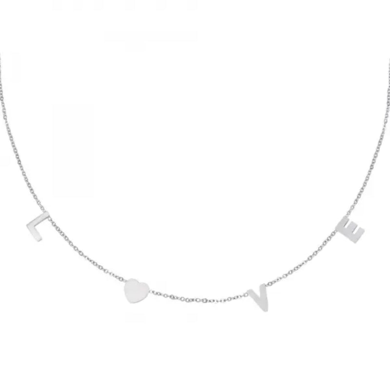 Necklace LOVE 02 | silver
