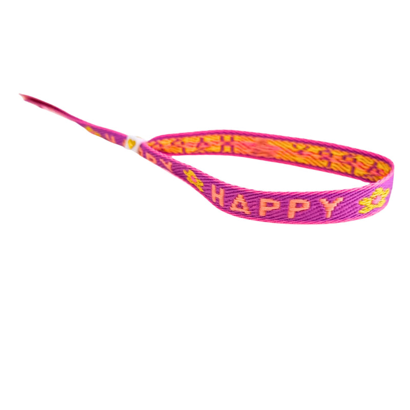 Ribbon Bracelet Happy