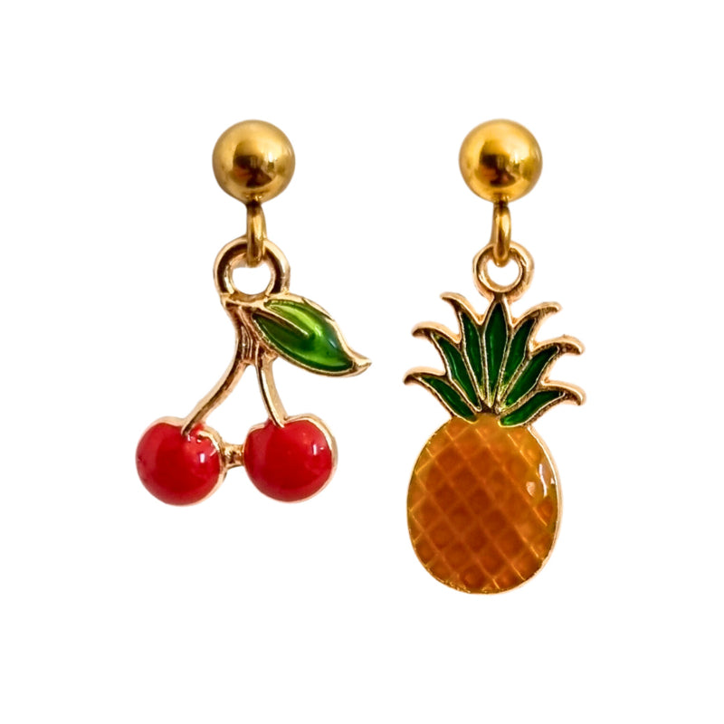 Oorbellen Fruit | Goud