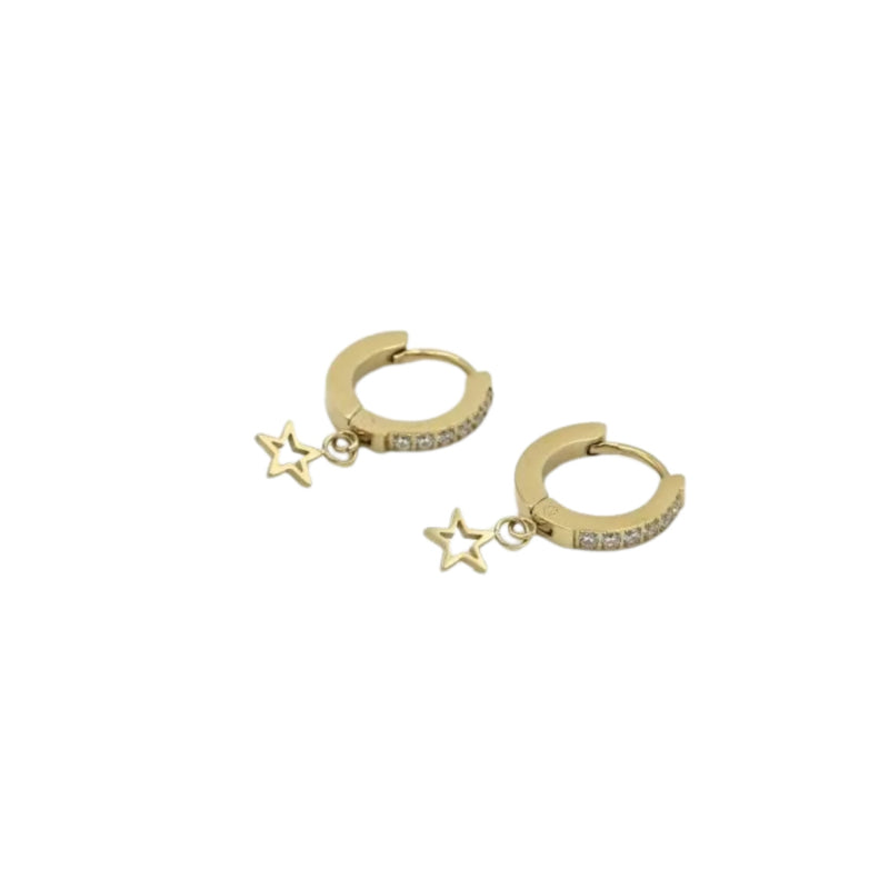 Earrings Sparkle Stars | Gold