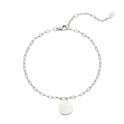 Anklet Sun | Silver