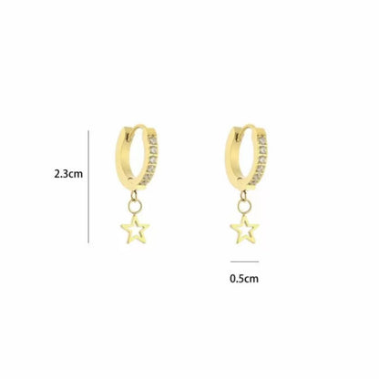 Earrings Sparkle Stars | Gold