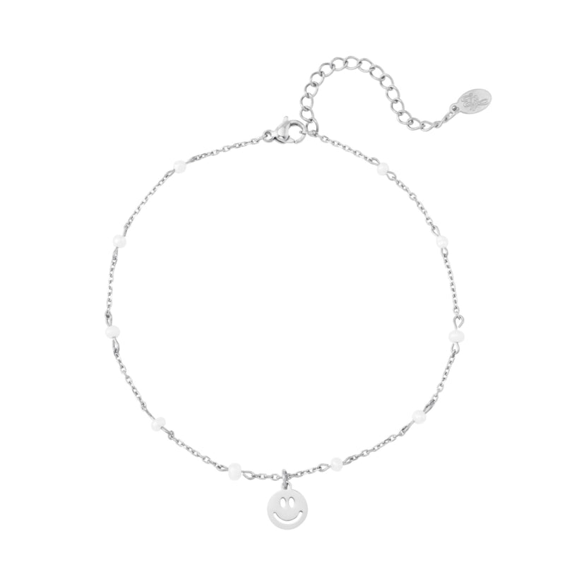 Anklet Smiley | Silver