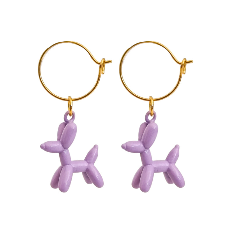 Earrings Balloon dogs | Gold