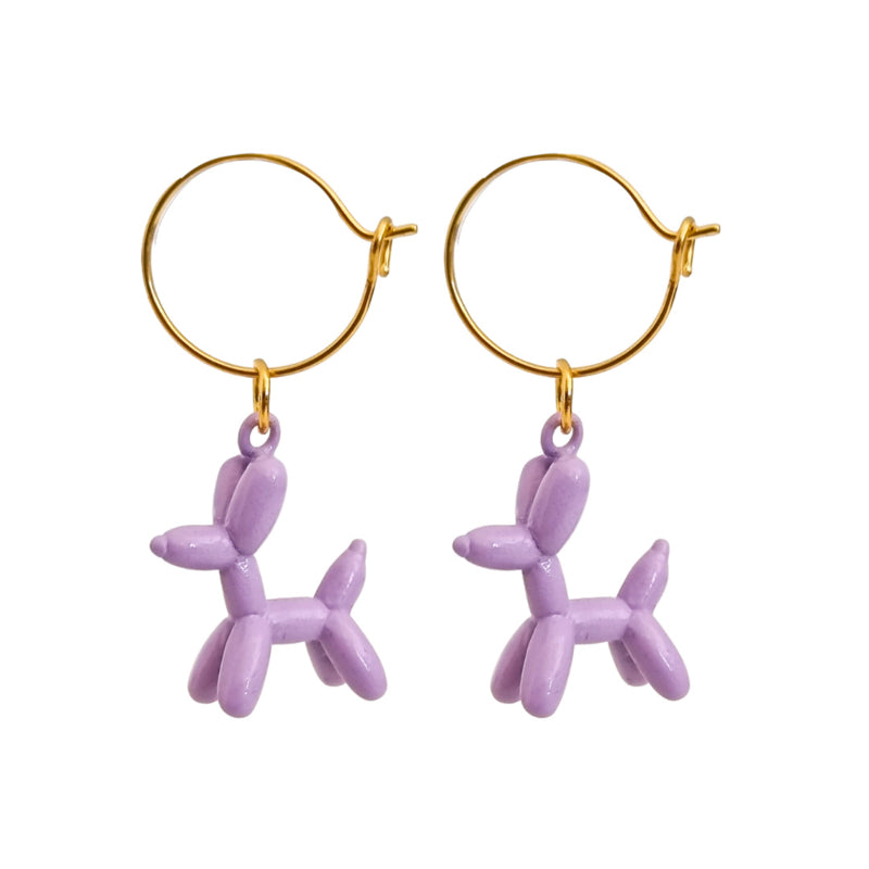 Oorbellen Balloon dogs | Goud