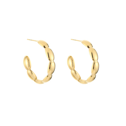 Earrings Ring Cloud Gold