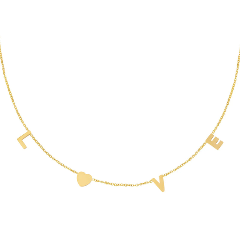 Necklace LOVE 02 | gold