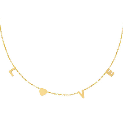 Necklace LOVE 02 | gold