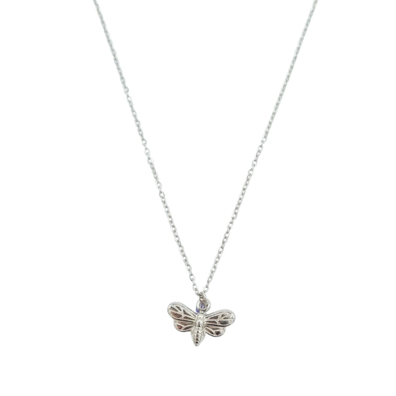 Necklace Butterfly | Silver