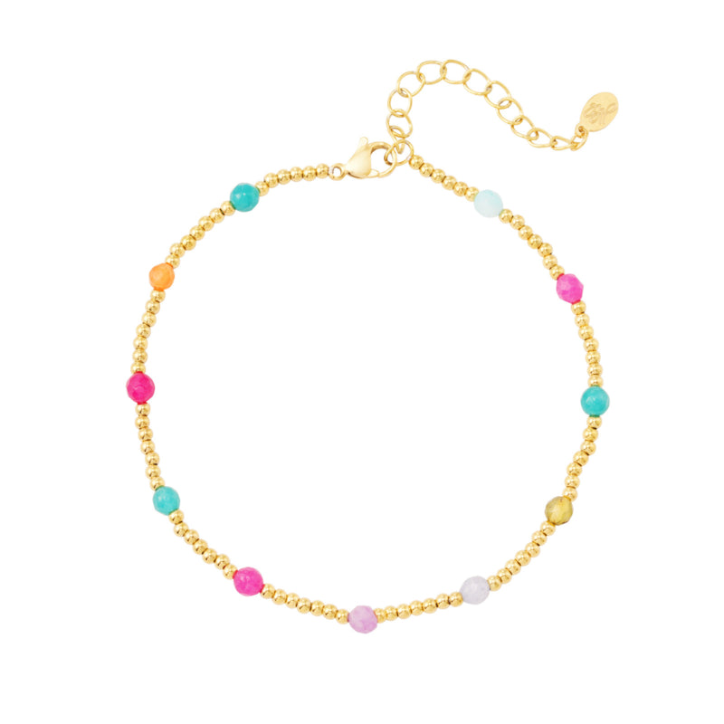Anklet Beads Colors | Gold
