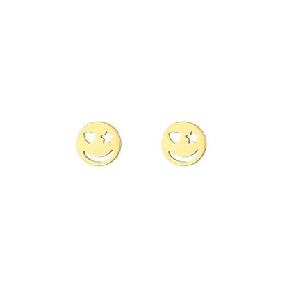 Earrings Smiley | Gold